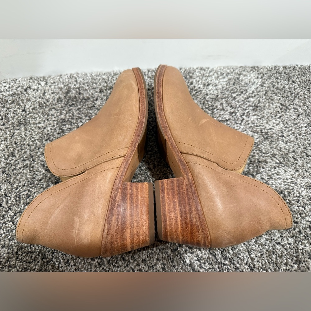 Nisolo brown leather ankle booties, size women's 8 - Picture 10 of 11